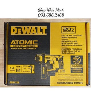 Thân máy khoan betong dewalt dch172b 20v 2 chức năng nhập usa