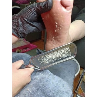Bàn chà sắt chà gót inox chà gót chân lấy da chết Nail Spa