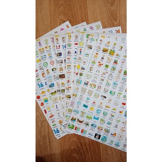 Trọn bộ Sticker từ vựng tiếng anh lớp 1 đến lớp 5 Bộ Giáo Dục