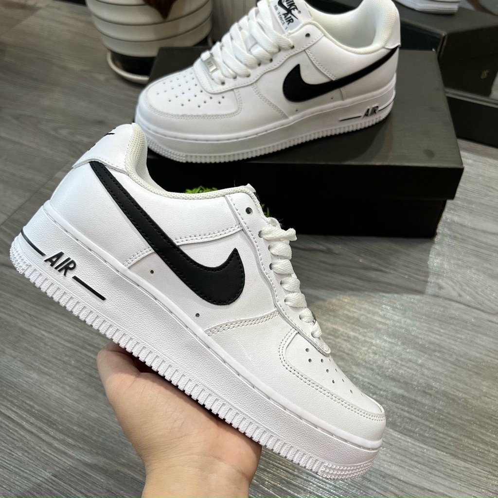 GIÀY AF1 LOW CREAM MŨI ĐEN DA THẬT LAI AU  Hot Hit 2021