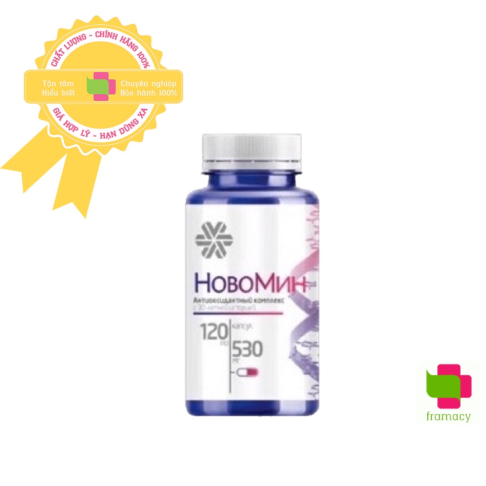 Viên uống tăng sức đề kháng, giảm lão hóa tế bào cơ thể Siberian Fomula 4 N.V.M.N Novomin hay Hobomin, Nga (120v)