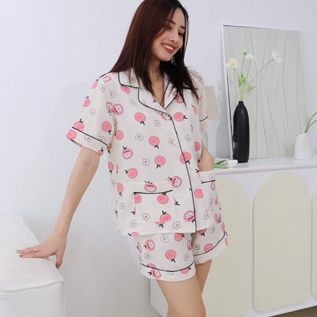 VIBES Bộ pijama ngắn Fruity Py Set