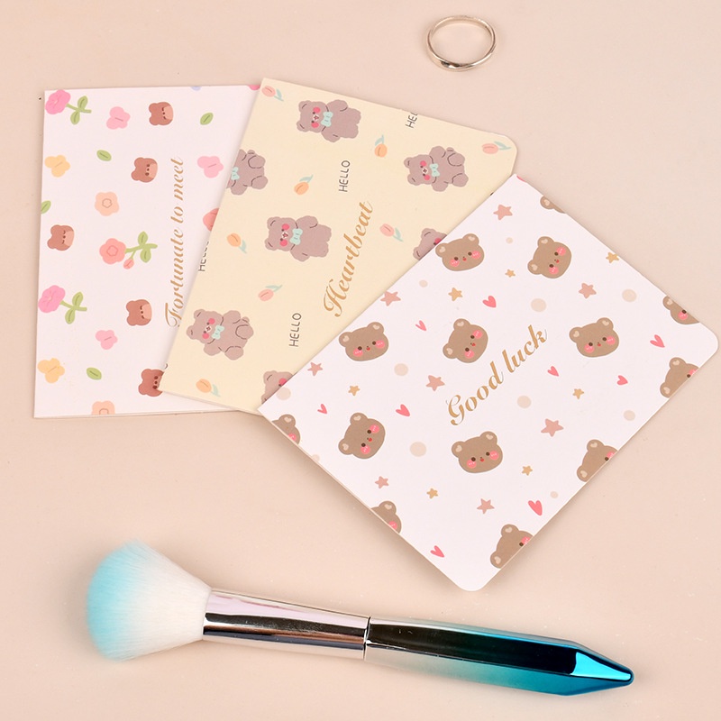 Thiệp chúc mừng hoa nhí họa tiết mini phong cách Hàn Quốc dễ thương