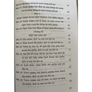 Sách_Luật An Toàn Thông Tin Mạng (Hiện Hành) (Sửa Đổi, Bổ Sung Năm 2018)