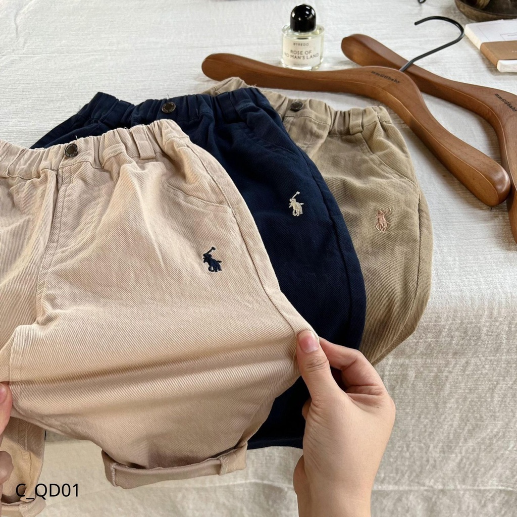 Quần dài bé trai , quần kaki trẻ em cho bé hàng qccc 1:1 Embes Kids 11kg đến 32kg