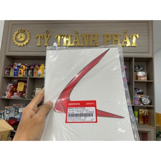 Tem cánh bửng Vision K44 2018 Đỏ Trái zin ( 1 miếng )