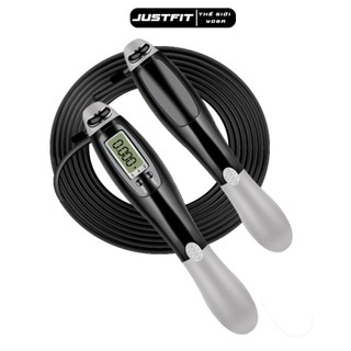 Dây nhảy đếm vòng tự động JUSTFIT tập thể dục, có bộ đếm số điện tử, tính calo giảm cân