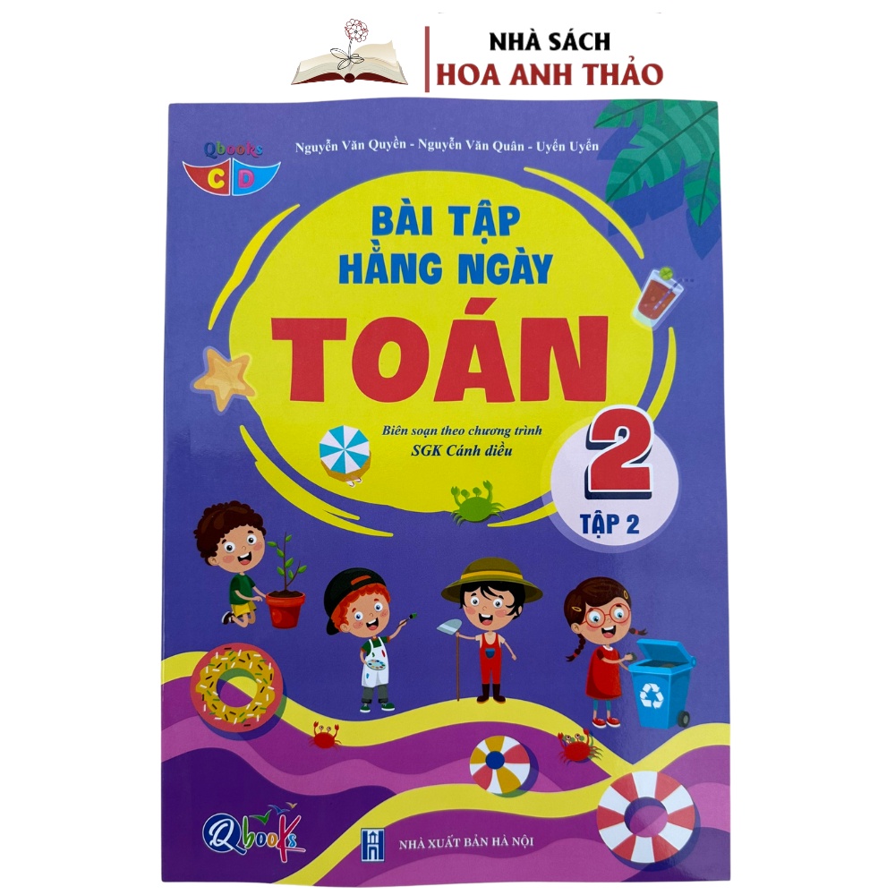 Sách - Combo Bài Tập Hàng Ngày Toán Và Tiếng Việt Lớp 2 - Cánh Diều - Học Kì 2 ( 2 Cuốn )