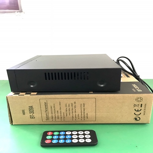 Âm ly mini bluetooth karaoke chạy điện 12v/220v BT-309a hàng trung ương chính hãng loại 1