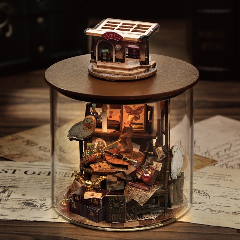 Mô hình nhà búp bê CUTEROOM diy Doll House Miniature Magic House Harry Potter