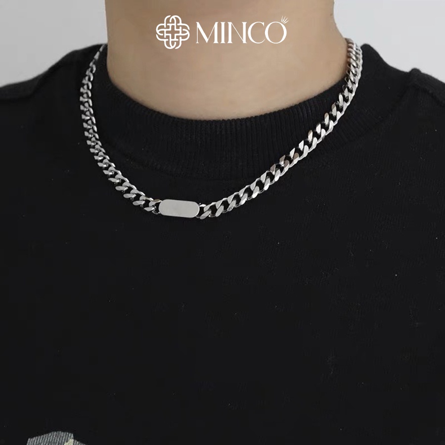 Dây Chuyền Nam Trơn HipHop Minco Accessories Phong Cách Thời Trang Nam Đơn Giản Cá Tính DT77