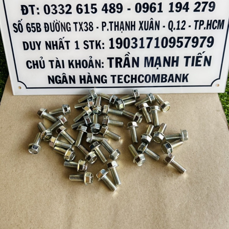 Ốc 8 li 2 phân đầu số 10