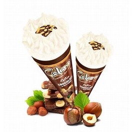 Set 10 cây - kem celano cone extra socola 125ml