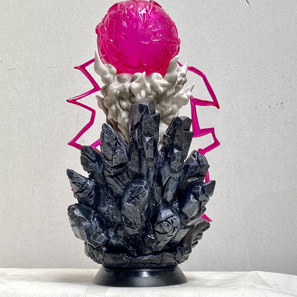 Mô hình Majin Buu  dùng chiêu quả cầu hủy diệt - Ma bư có đèn LED cực đẹp - mô hình Kid buu cao 24CM