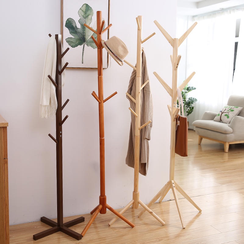 Cây Treo Quần Áo Đứng Bằng Gỗ Standing Hanger,Kệ Sào Treo Đồ Đứng Nội Thất Kiểu Hàn Lắp Ráp 100% Gỗ Tự Nhiên