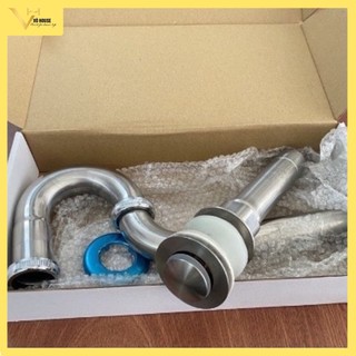 Xi phông inox 304 , xi phông xả kín 304, thoát nước bồn rửa mặt bằng inox 304, thoát xả tràn 304, thoát lavabo inox 304