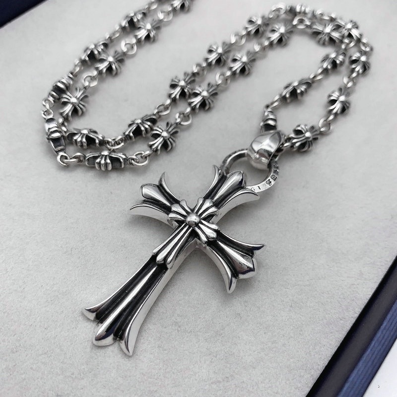 ⚡️HÀNG SẴN⚡️VÒNG CỔ CHROME HEART CH-111 -Dây chuyền Thánh Giá Chrome heart /Chrome heart necklace