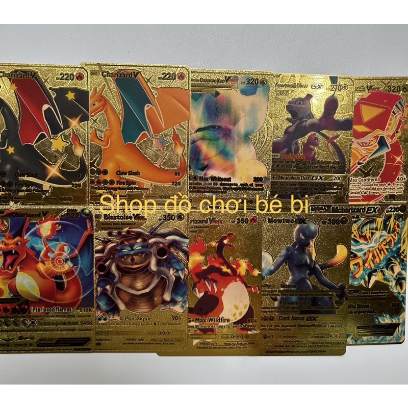 2 túi thẻ hình hải tặc /pokemom vàng