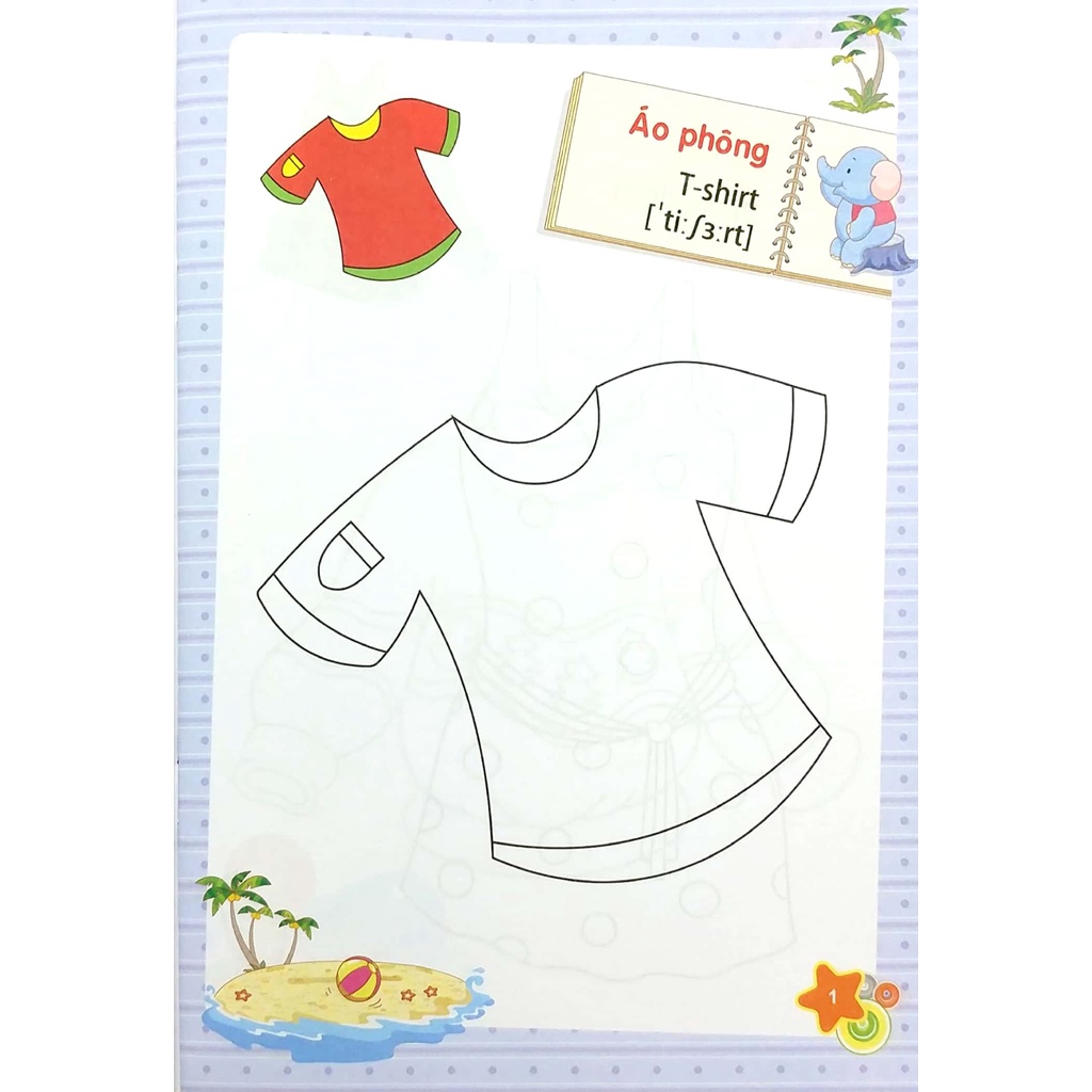 Sách_Tập Tô Màu Mẫu Giáo Chủ Đề Trang Phục