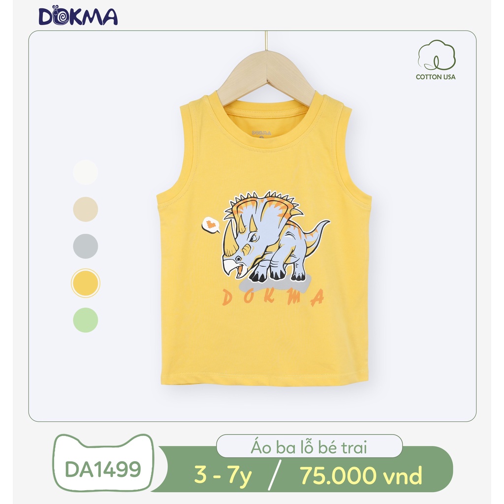 Áo ba lỗ / sát nách in hình cho bé trai