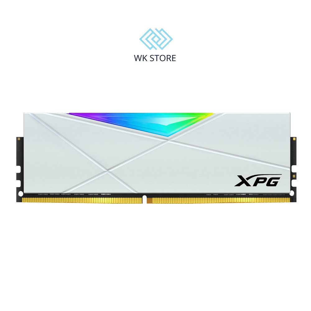 Ram máy tính Adata DDR4 XPG SPECTRIX D50 RGB 16GB Bus 3200MHz WHITE GREY