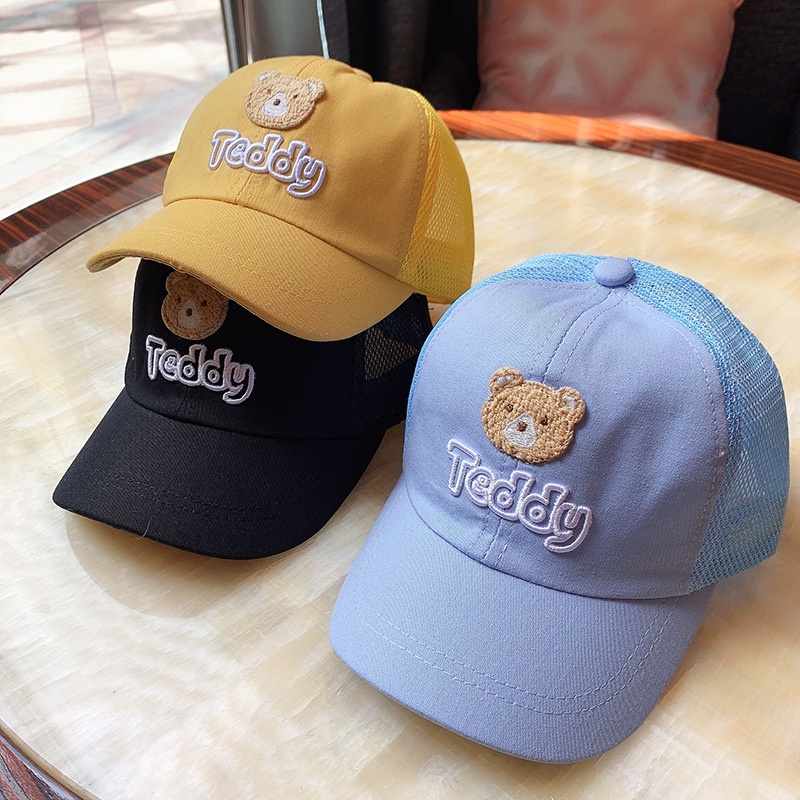 Mũ Lưỡi Trai Chống Nắng Họa Tiết Hoạt Hình Thời Trang Mùa Xuân Cho Bé