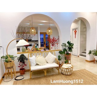 Thảm lục bình chữ nhật dóc