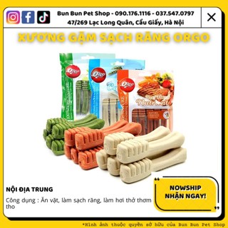 Xương canxi gặm sạch răng cho chó Orgo