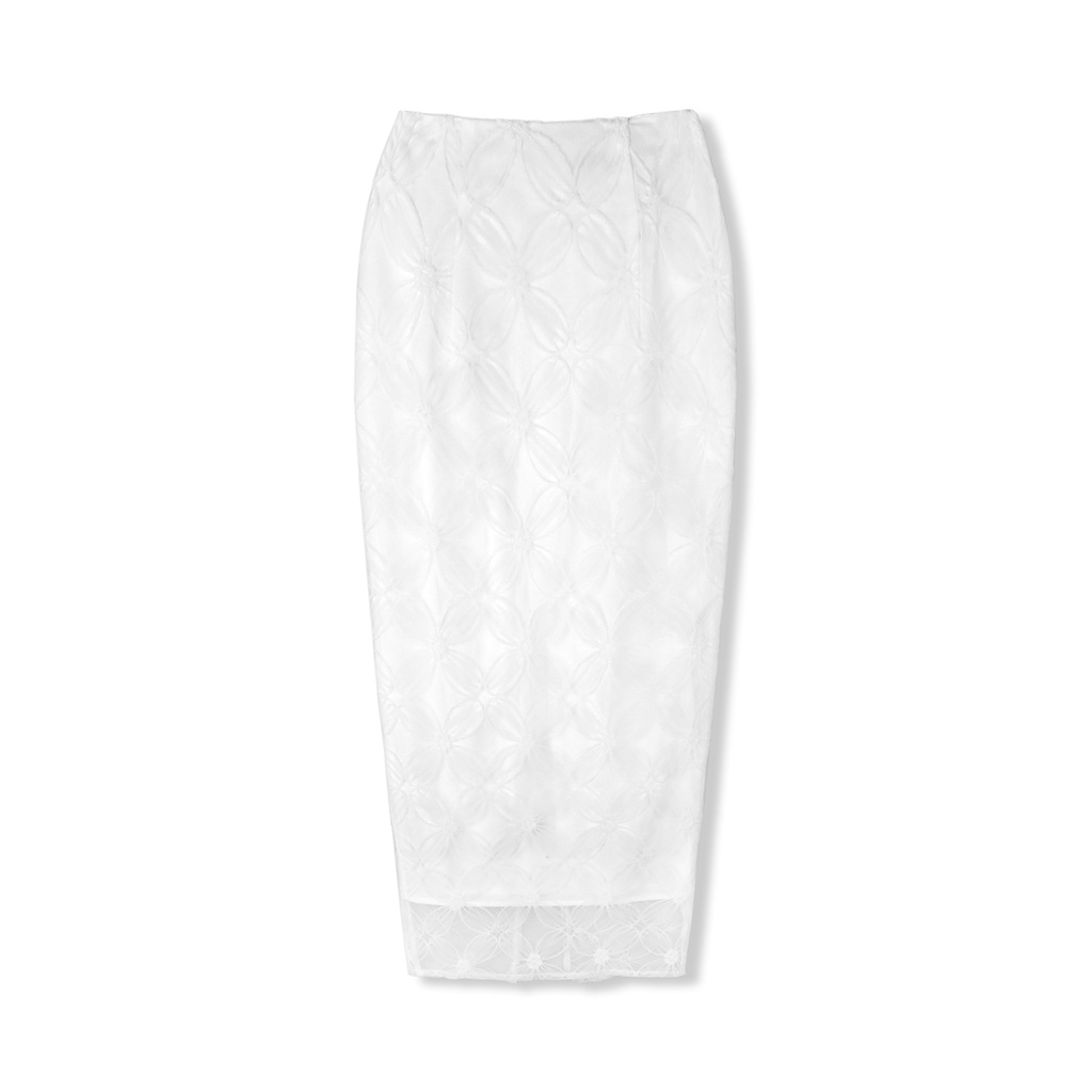 Chân Váy Nữ Lace Tube Skirt, Chất Vải Ren Hoa Thoải Mái, WCV007, SOMEHOW