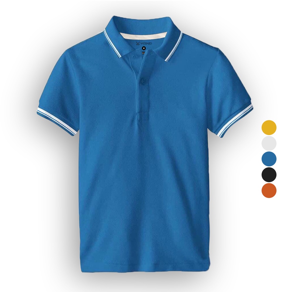 Áo Polo Nam VICENZO KIỂU DÁNG TRẺ TRUNG Năng Động Nhiều Màu Dễ Phối Đồ. Áo Polo Nam Hàng Chuẩn Xuất | BigBuy360 - bigbuy360.vn