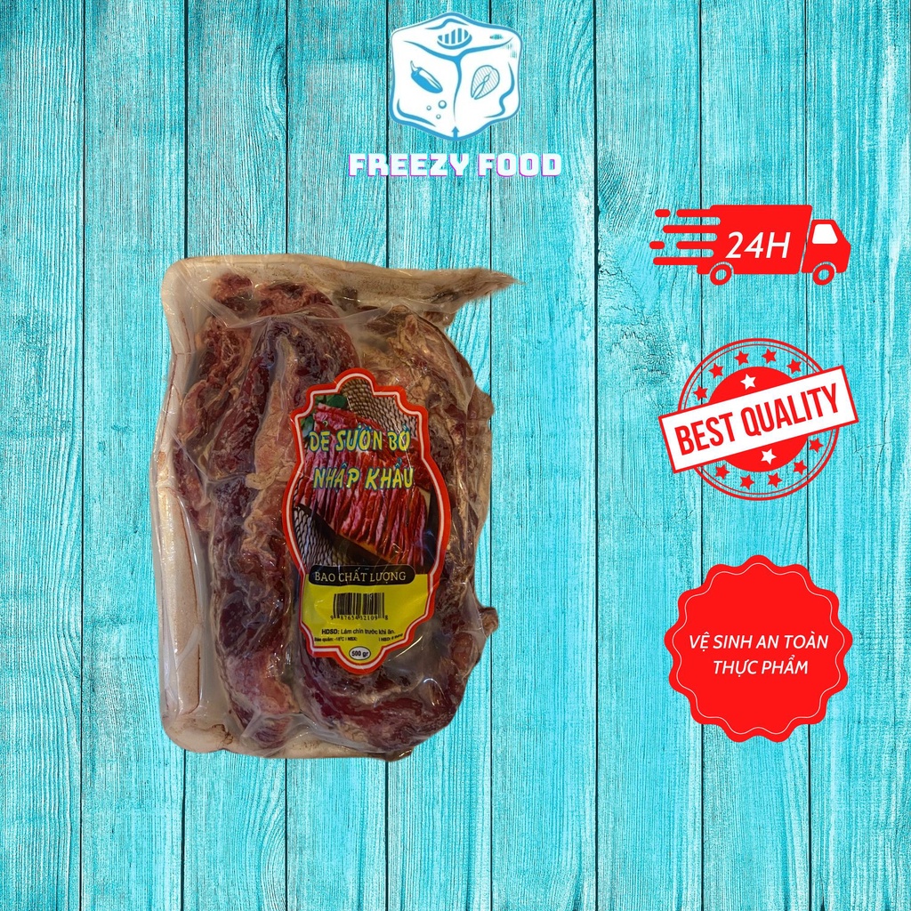 (Giao hỏa tốc HCM) Dẻ sườn bò nhập khẩu ra khay (500g/Khay)