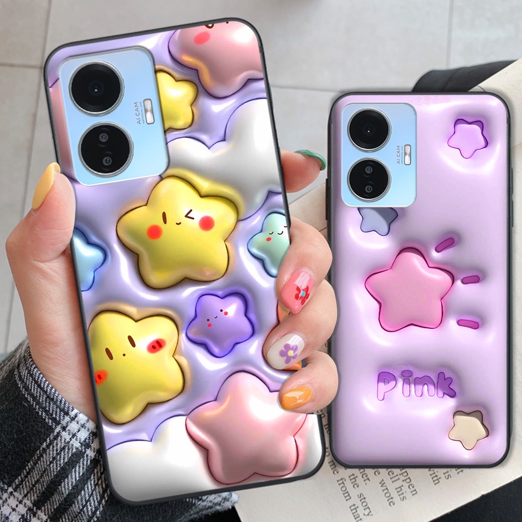 Ốp Vivo Y55 2022 in phẳng hiệu ứng 3D giả nổi siêu thật, cực xinh, cá tính