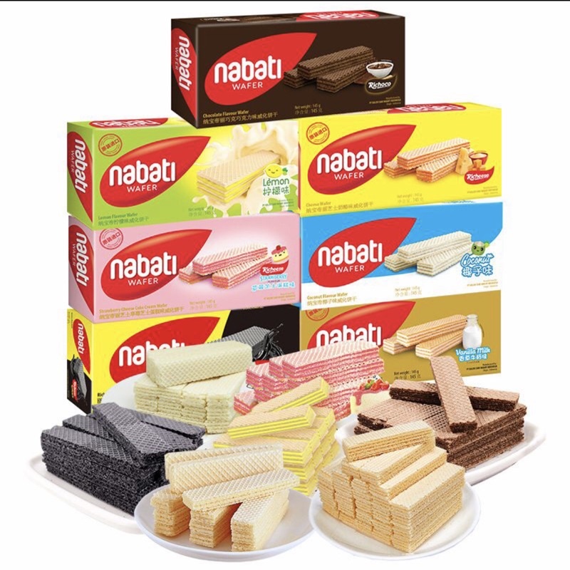 Bánh Nabati Sữa Chua Phúc Bồn Tử / Nabati Phô Mai / Nabati Socola