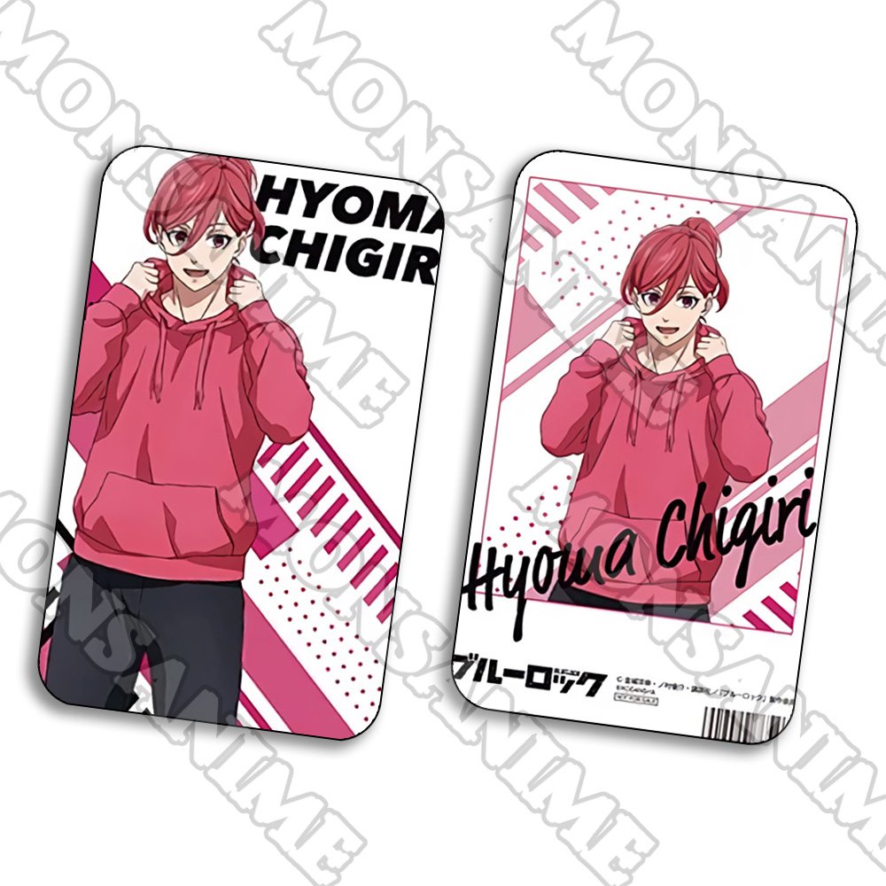 Ảnh card bo góc in hình BLUE LOCK Tiề n đạo số 1 ver Hoodie thẻ bo viền 5*8cm anime chibi sưu tầm