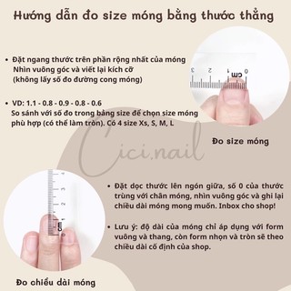 Móng Giả Thiết Kế Đính Đá Cici Nailbox