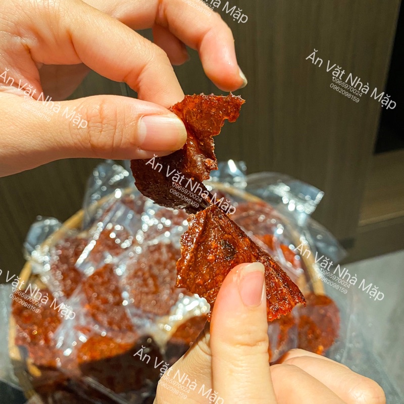 6g x 1 Gói Khô Cá Da Bò Satế Cay Thanh Phát Miếng Tròn