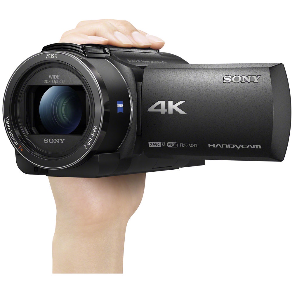 Máy quay phim KTS 4K Sony Handycam FDR-AX43A - Hàng chính hãng - Bảo hành chính hãng Sony 24 tháng toàn quốc