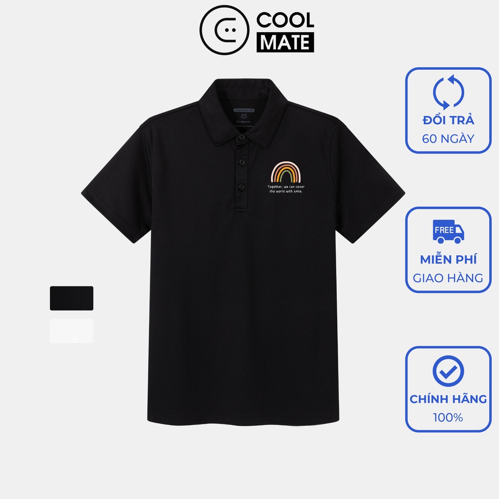 Smile Store - Áo Polo nam Promax S1 Care & Share in Cầu Vồng - thương hiệu Coolmate