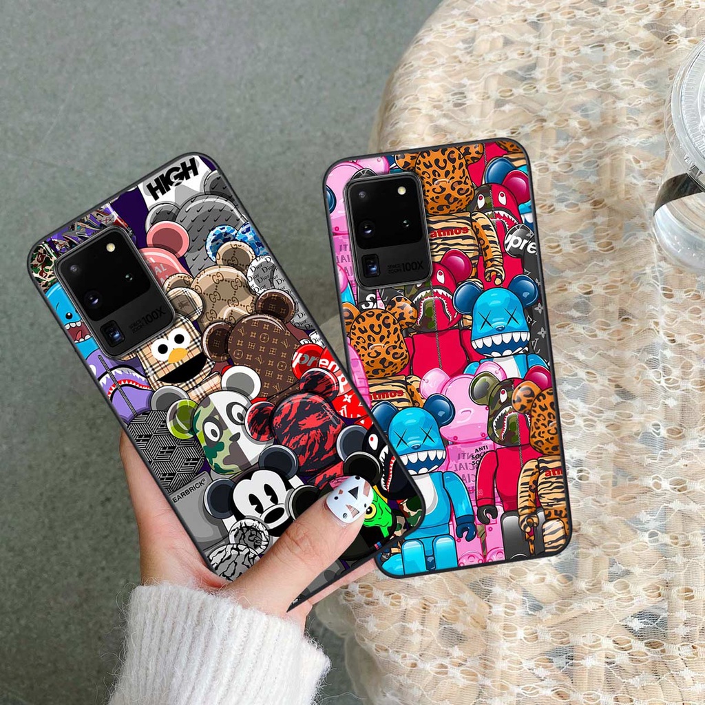 Ốp lưng Samsung S20 Ultra hình kaws bearbrick gấu siêu đẹp, ốp rẻ bền đẹp