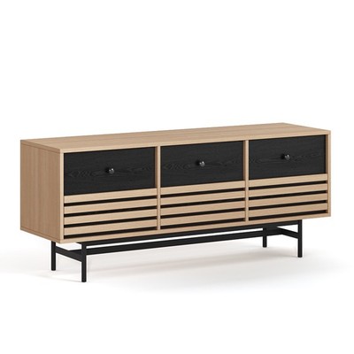 CHOCHU, Kệ tivi, kệ để đồ TVD_036, 140x40x58cm, kệ gỗ Scandi Home