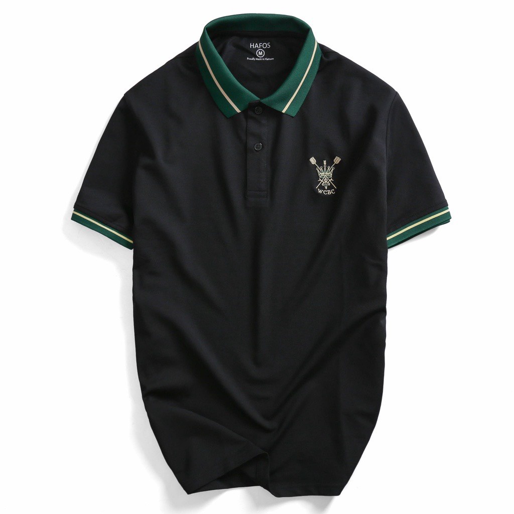 Áo thun nam có cổ bẻ WCBC, áo polo nam nữ vải cotton cá sấu cao cấp chuẩn form sang trọng lịch lãm - QQ SHOP