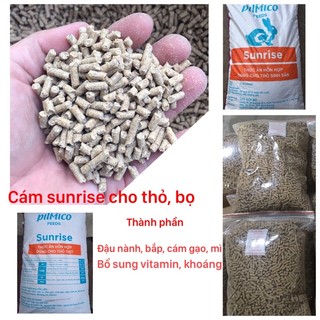 1kg cám sunrise - thức ăn cho thỏ bọ