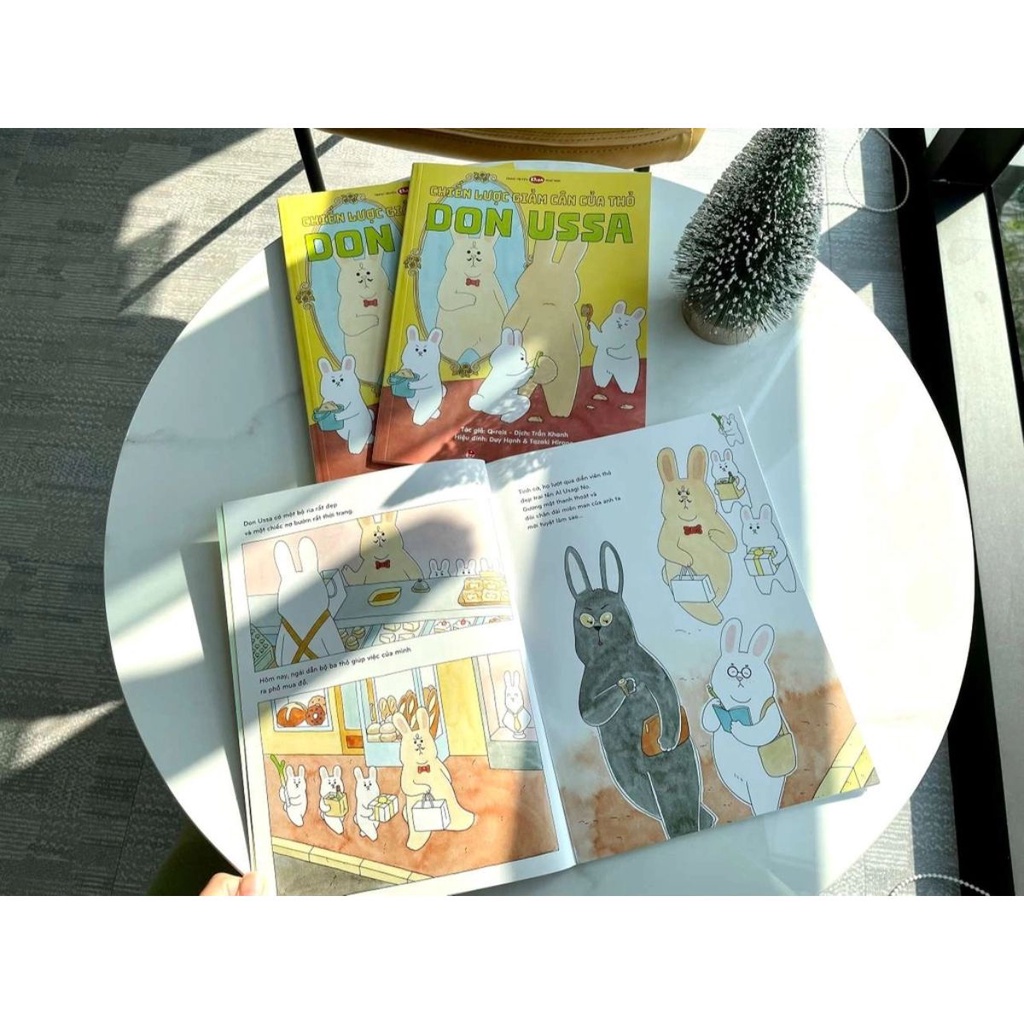 Sách - Tranh truyện Ehon Nhật Bản - Thỏ Don Ussa - Đọc cho bé từ 3 tuổi trở lên - Bộ 2 quyển, lẻ tùy chọn