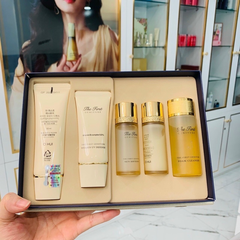 set kem chống nắng Ohui The First Geniture Vitamin Uv