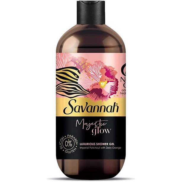 Sữa Tắm  Nước Hoa Dưỡng Da Savannah Luxuriuous Shower Gel Chai 500ml