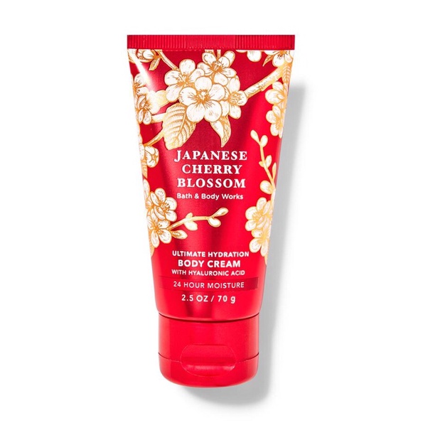 Kem dưỡng da toàn thân lưu hương Mịn da JAPANESE CHERRY BLOSSOM Bath and Body Works 70gr mini