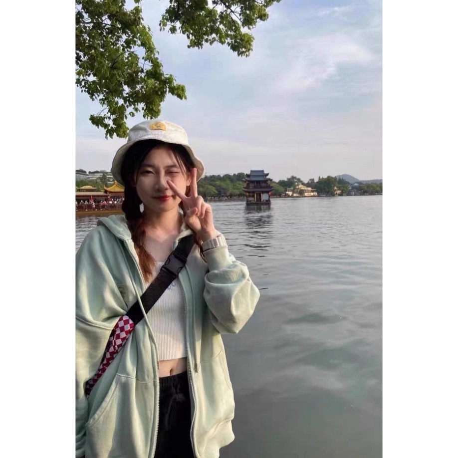 Áo Khoác Hoodies Nữ form rộng Ulzzang Safairia Unisex, Áo nỉ thời thượng chữ C,khóa dùng để kéo thời trang _A09 | BigBuy360 - bigbuy360.vn