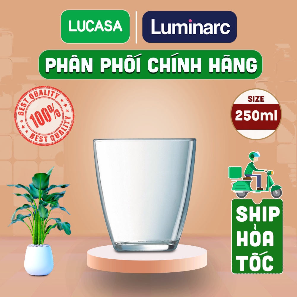 Ly Thấp Thủy Tinh Luminarc Neo 250ml - Loại Thấp L0756 | Phân Phối Chính Hãng