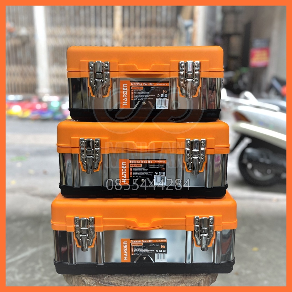 KAPUSI/HARDEN - hộp đựng dụng cụ sửa chữa gồm khay và ngăn nhỏ đựng vít các cỡ
