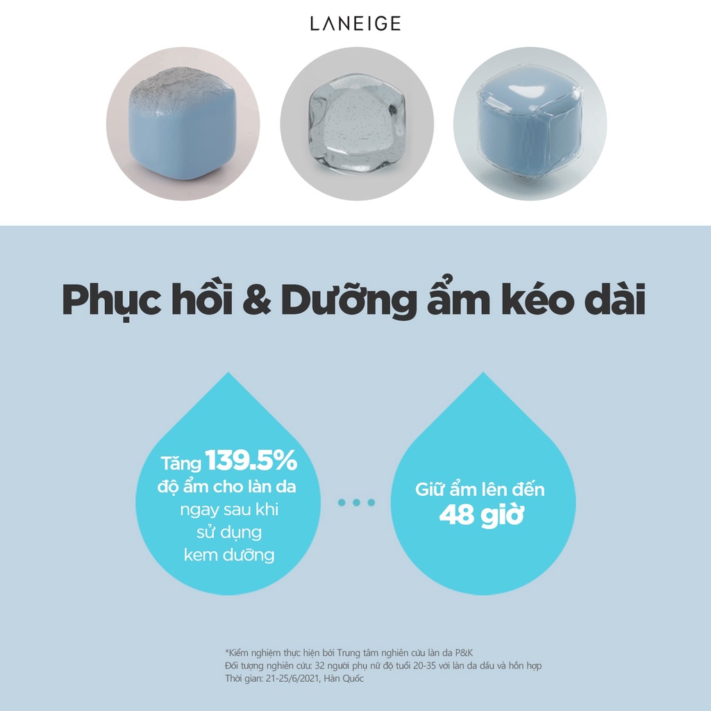 Kem Dưỡng Ẩm Cho Da Dầu Da Hỗn Hợp Laneige WaterBank Blue HA Cream 50ml